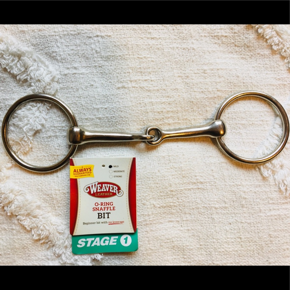 Beginners Weaver O-Ring snaffle bit